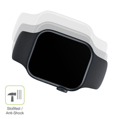 2x Full Cover Schutzfolie matt für Apple Watch Series 8 41mm