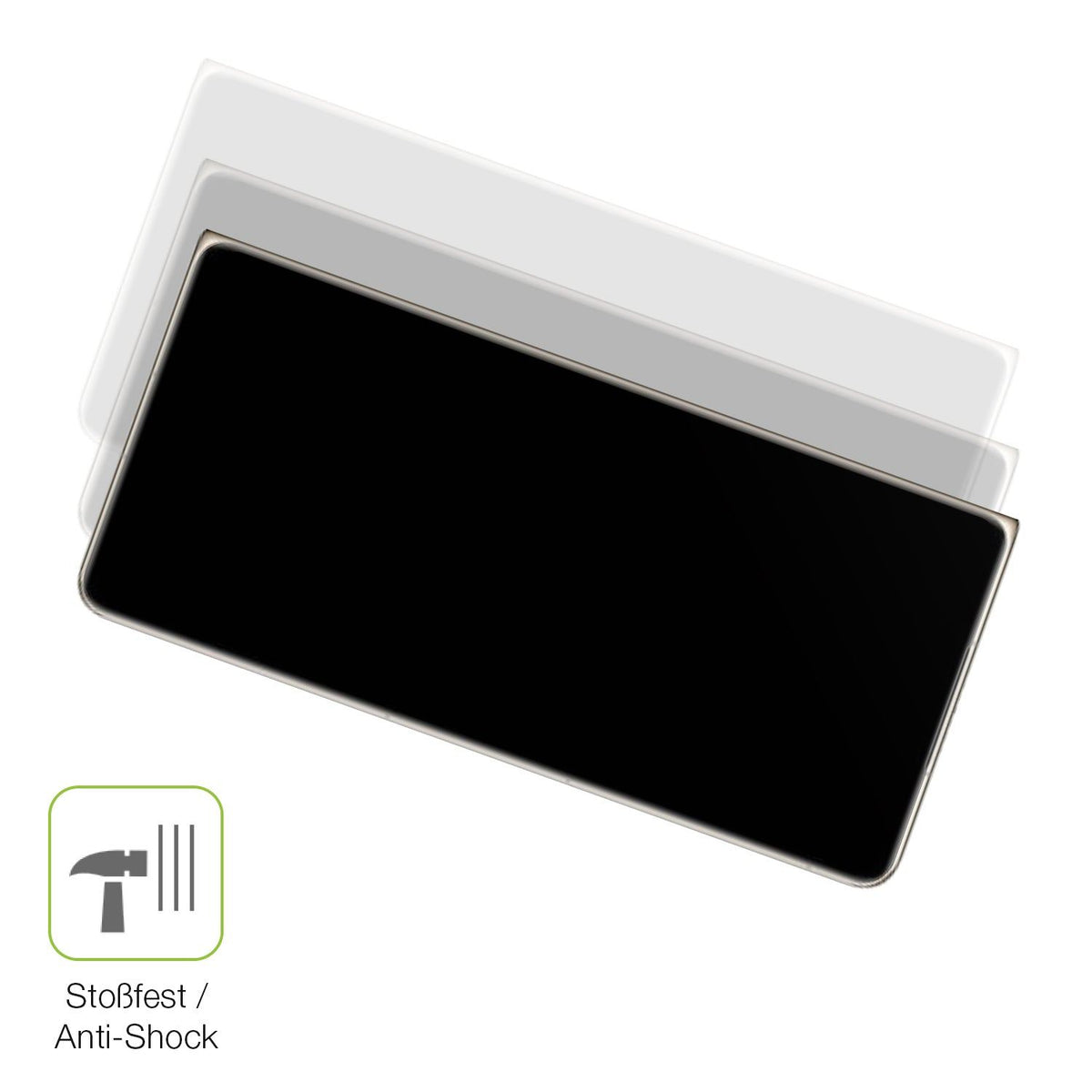 2x Full Cover Schutzfolie matt für Huawei Mate X6 Front-Display