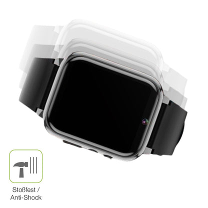 2x Full Cover Schutzfolie matt für Winnes 24A08001 Smartwatch