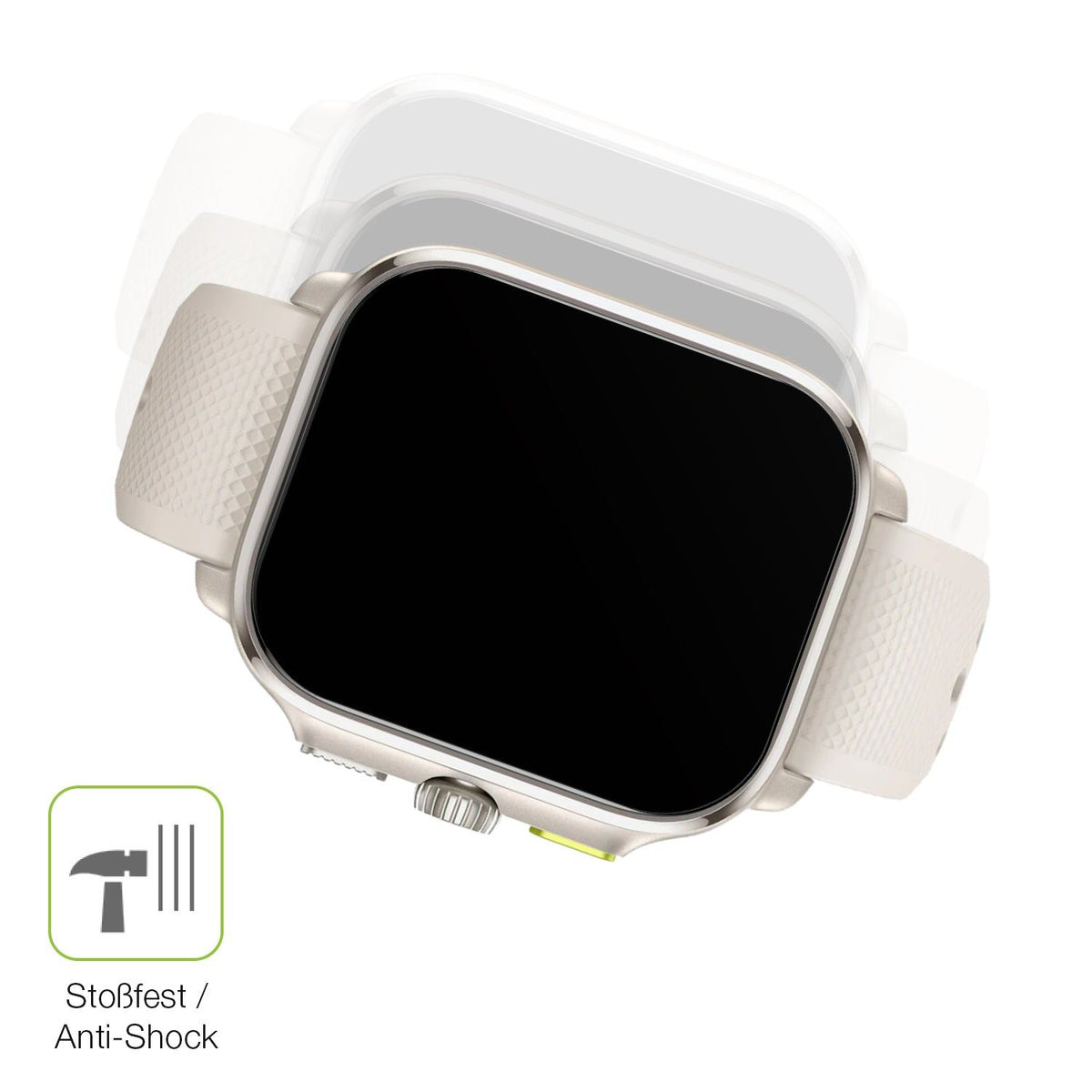 2x Full Cover Schutzfolie matt für Amazfit Cheetah Square