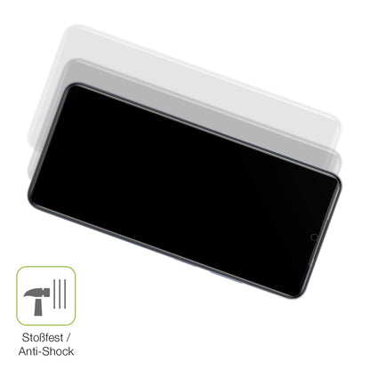 2x Full Cover Schutzfolie matt für ZTE Blade V70 Max
