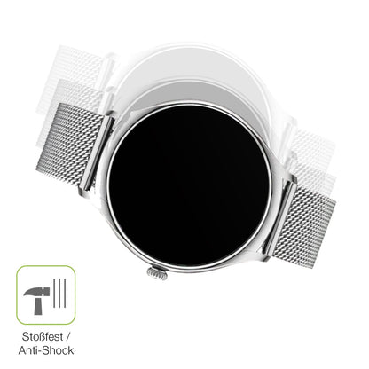 2x Full Cover Schutzfolie matt für NONGAMX 1.27 Zoll Smartwatch
