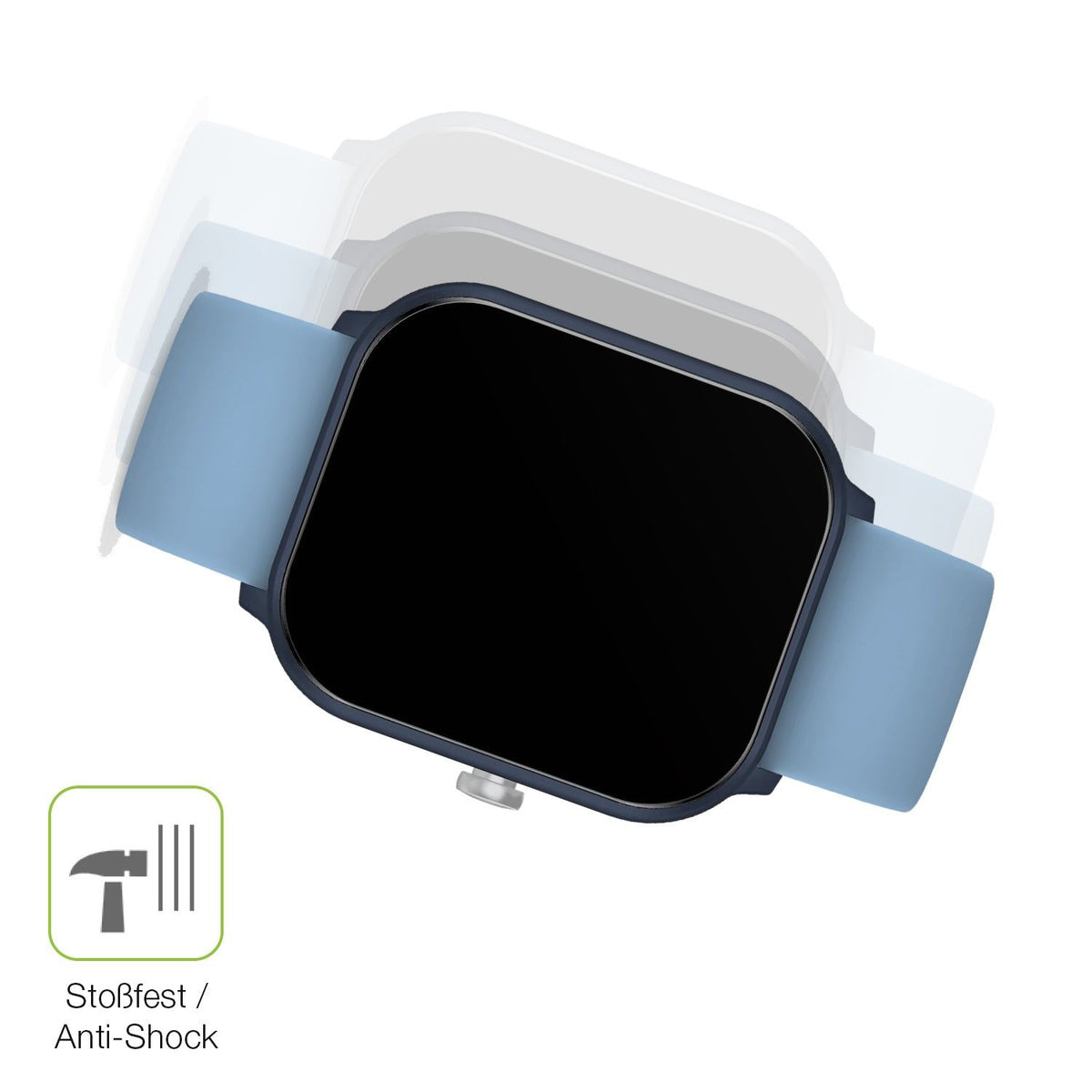 2x Full Cover Schutzfolie matt für Ice-Watch Ice Smart Junior 3.0