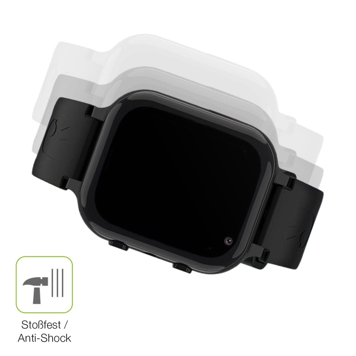 2x Full Cover Schutzfolie matt für Ruopoem Smartwatch Kinder