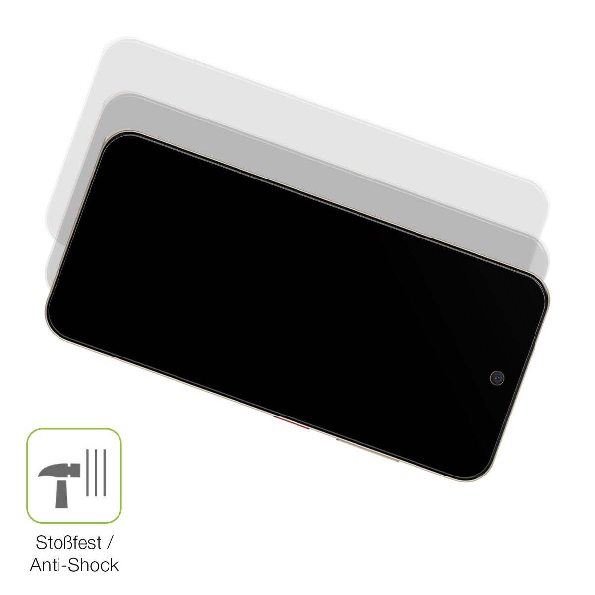 2x Full Cover Schutzfolie matt für ZTE Blade V70