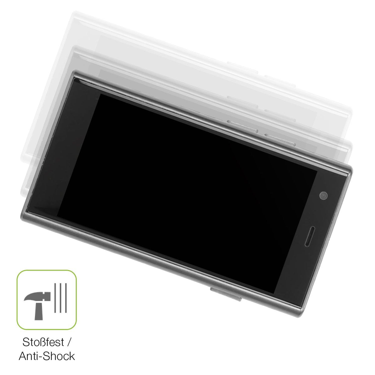 2x Full Cover Schutzfolie matt für ATEVENSE S23 3G Mini-Smartphone