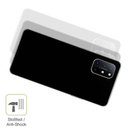 2x Full Cover Schutzfolie matt für OnePlus 8T Rueckseite