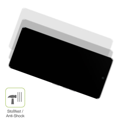 2x Full Cover Schutzfolie matt für Tecno Camon 40 Premier 5G