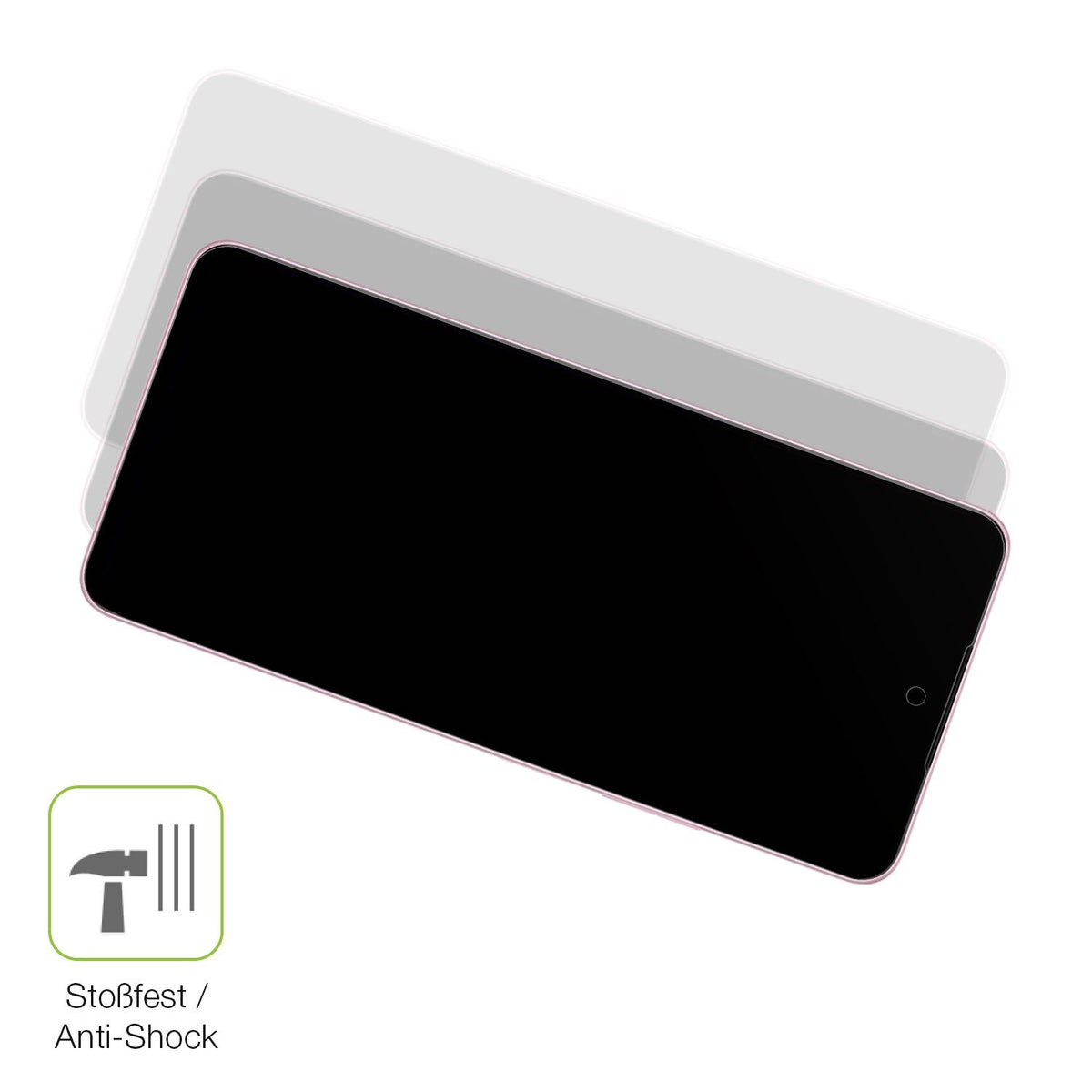 2x Full Cover Schutzfolie matt für Oppo A5 Energy