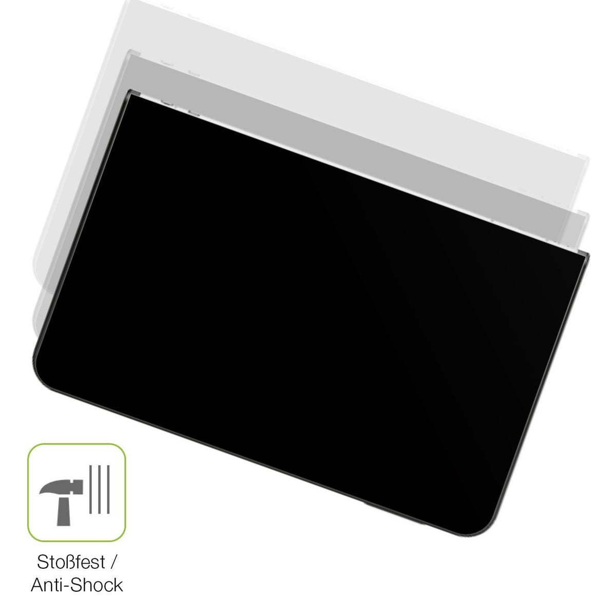 2x Full Cover Schutzfolie matt für Ledger Stax Crypto Wallet
