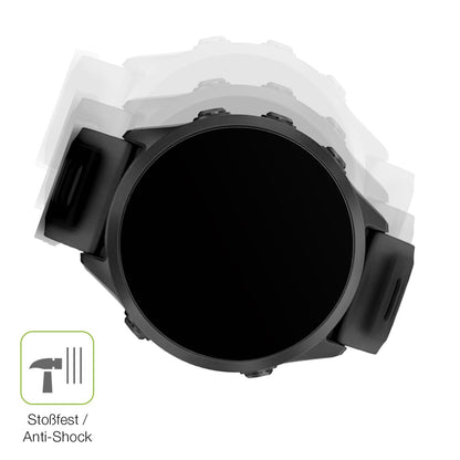 2x Full Cover Schutzfolie matt für Garmin Forerunner 570 42mm
