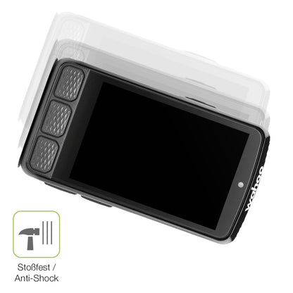 2x Full Cover Schutzfolie matt für Wahoo Elemnt Roam V3