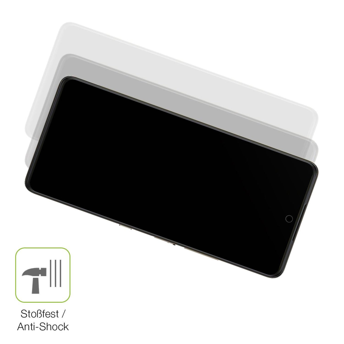 2x Full Cover Schutzfolie matt für Alcatel V3 Ultra