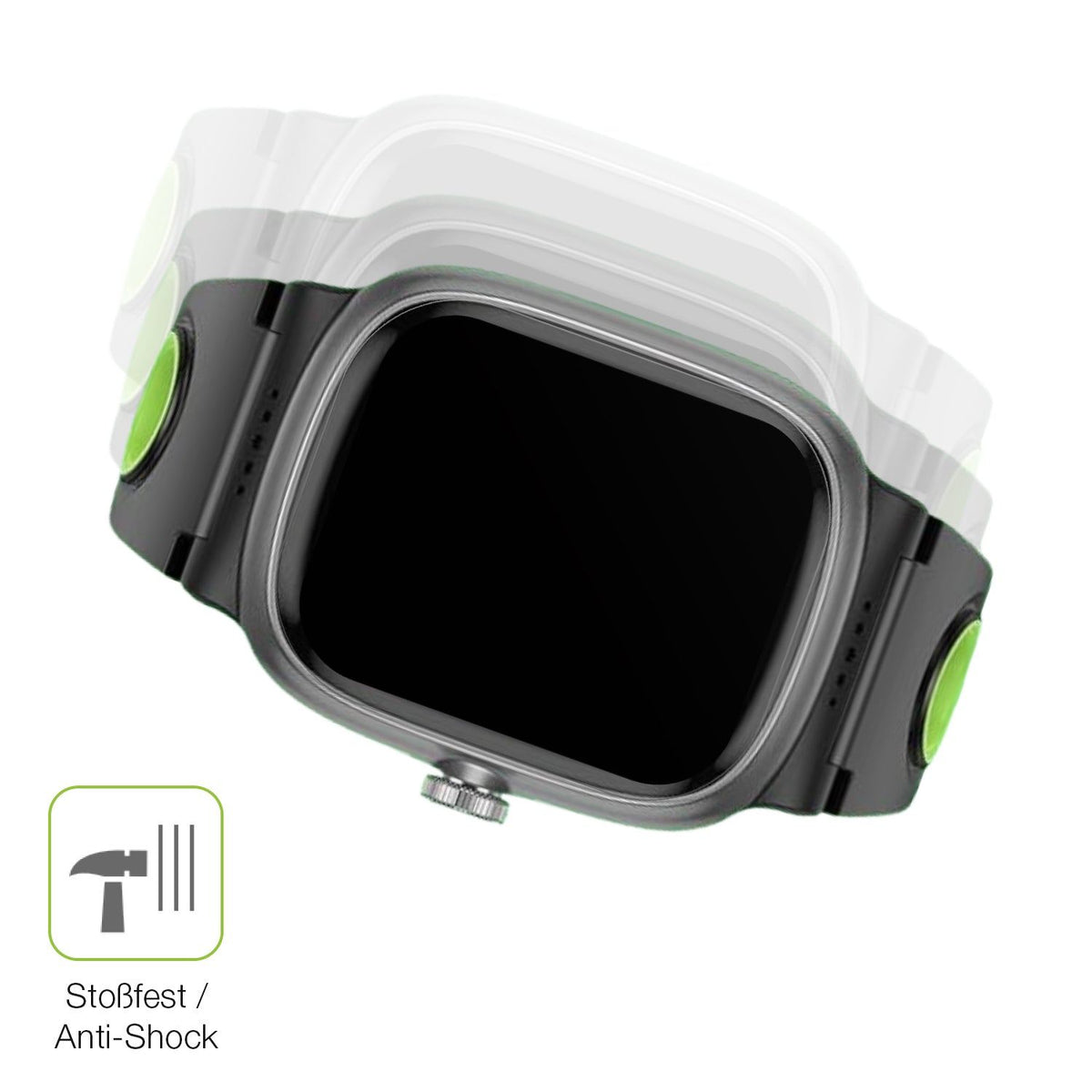 2x Full Cover Schutzfolie matt für anyloop Kinder Smartwatch