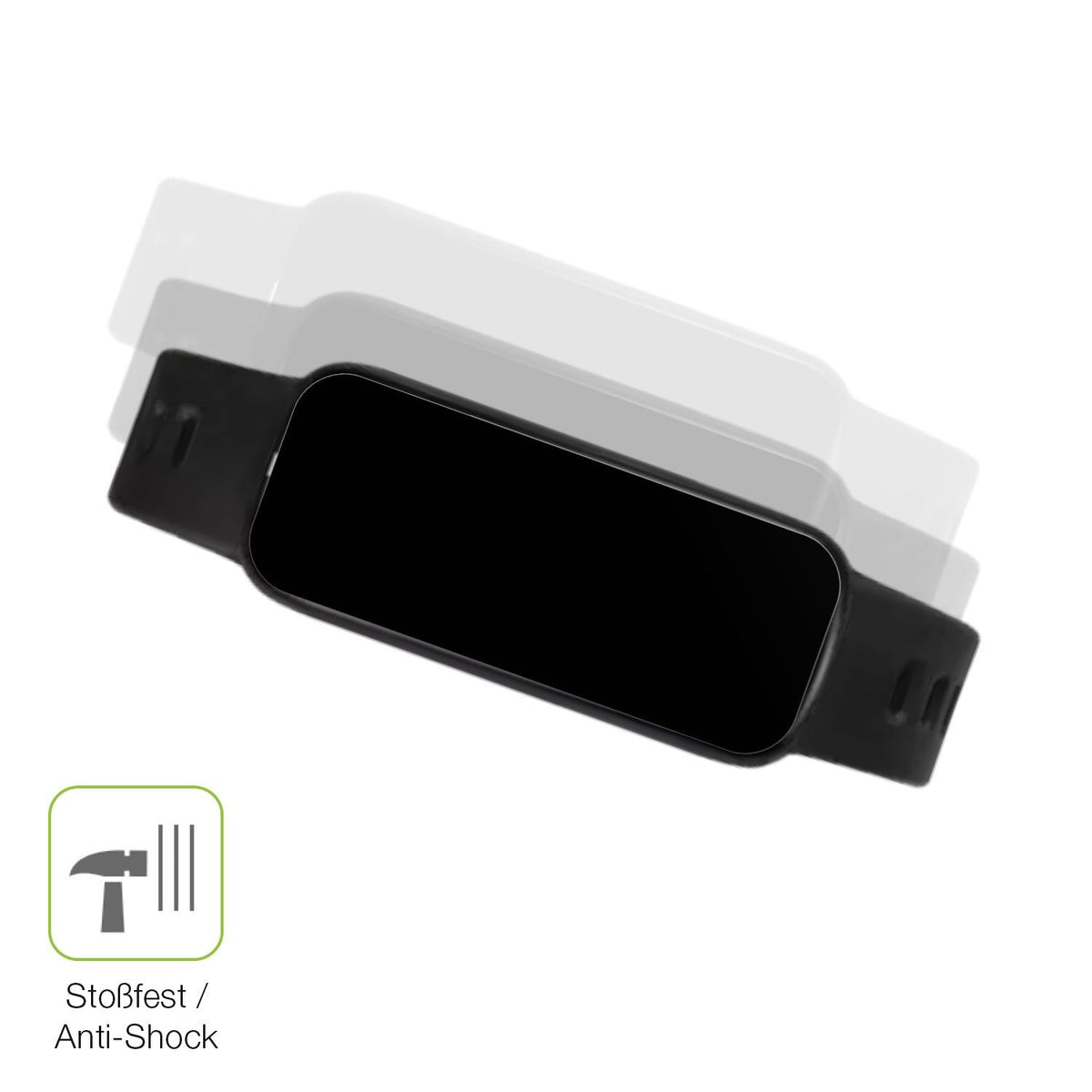 2x Full Cover Schutzfolie matt für VivoWatch 6 Aero (HC-C06)