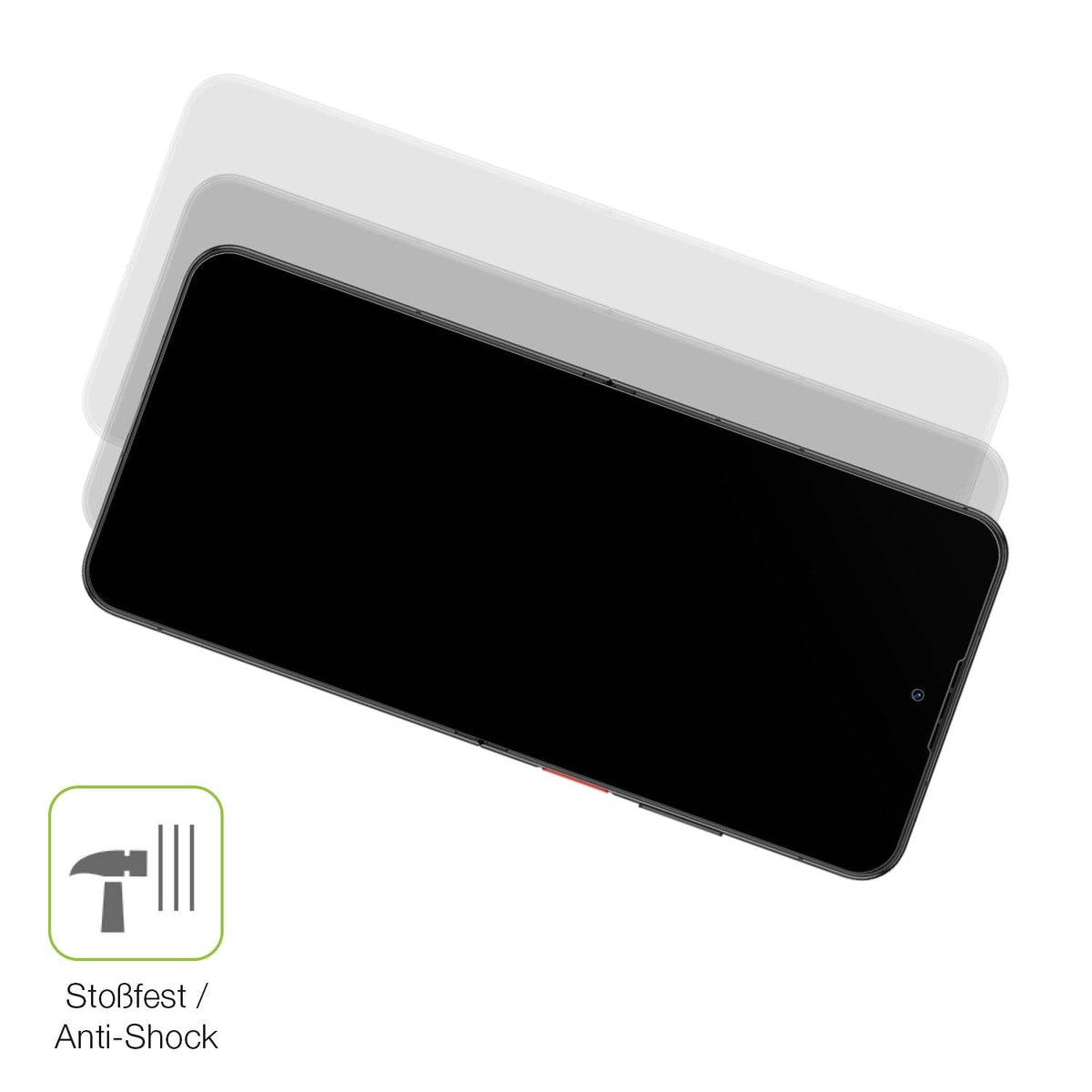 2x Full Cover Schutzfolie matt für Nubia ZTE Flip 2 5G