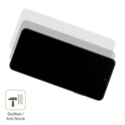 2x Full Cover Schutzfolie matt für Nubia ZTE Flip 2 5G
