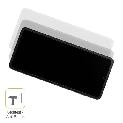 2x Full Cover Schutzfolie matt für Oppo Find N3 Flip Innenseite
