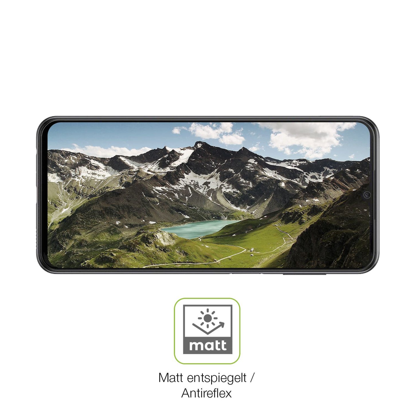2x Full Cover Schutzfolie matt für Samsung Galaxy A23 5G