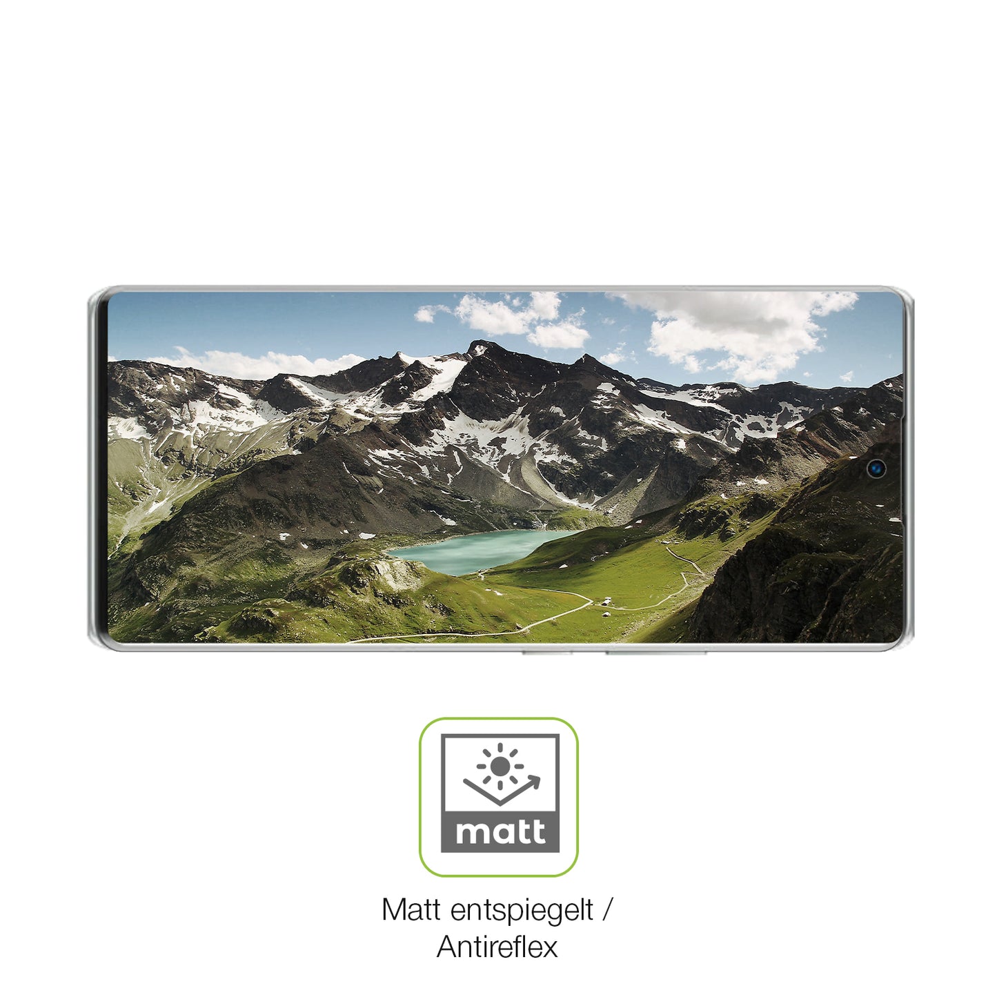 2x Full Cover Schutzfolie matt für Nubia Z50