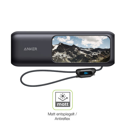 2x Full Cover Schutzfolie matt für Anker A1695 Laptop Powerbank