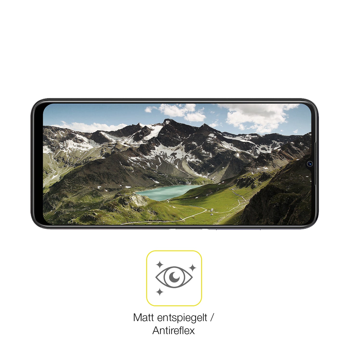 2x Full Cover Schutzfolie matt für Doogee N50 Pro