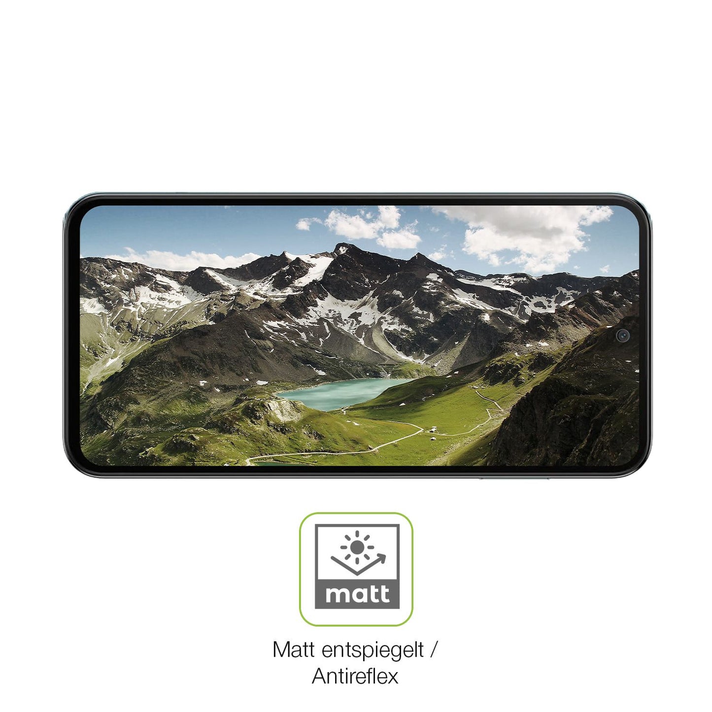 2x Full Cover Schutzfolie matt für Samsung Galaxy M35 5G