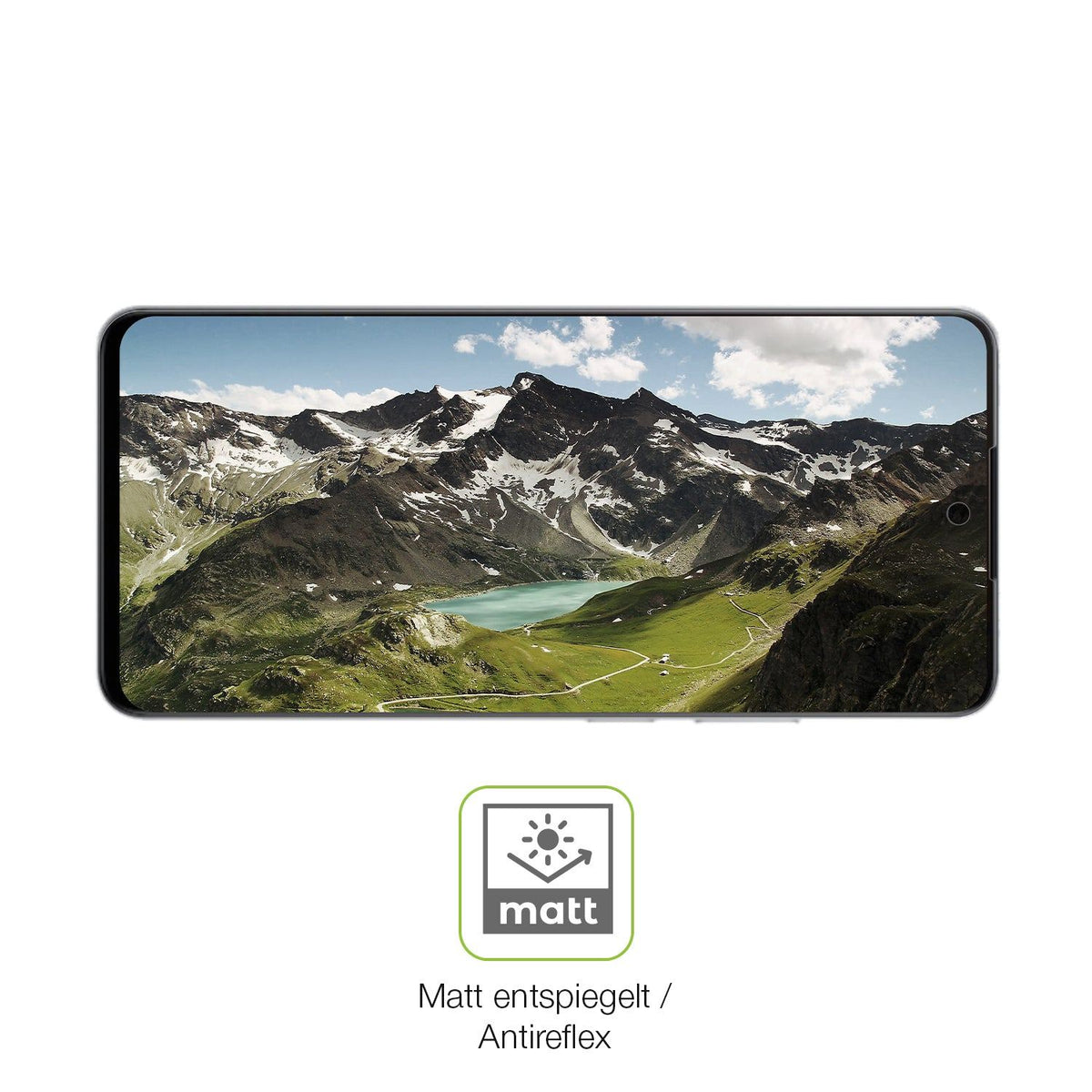 2x Full Cover Schutzfolie matt für Realme Narzo 80X