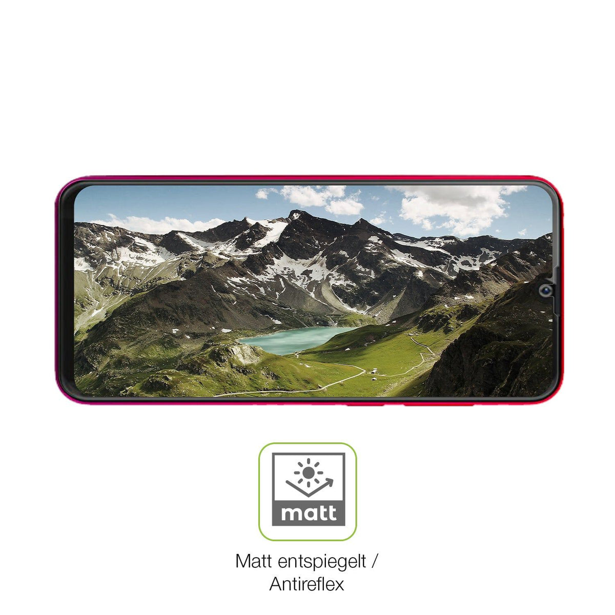 2x Full Cover Schutzfolie matt für Walton Primo N5