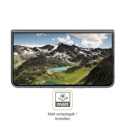 2x Full Cover Schutzfolie matt für Google Pixel Fold
