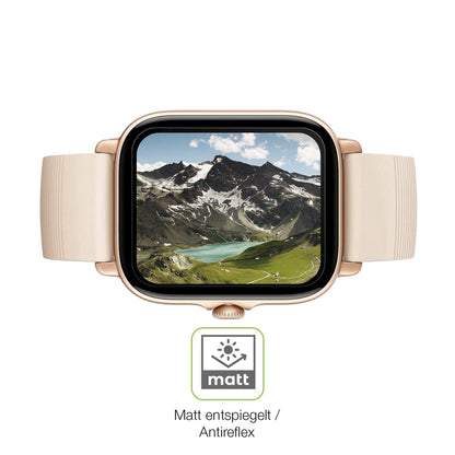 2x Full Cover Schutzfolie matt für Amazfit GTS 3