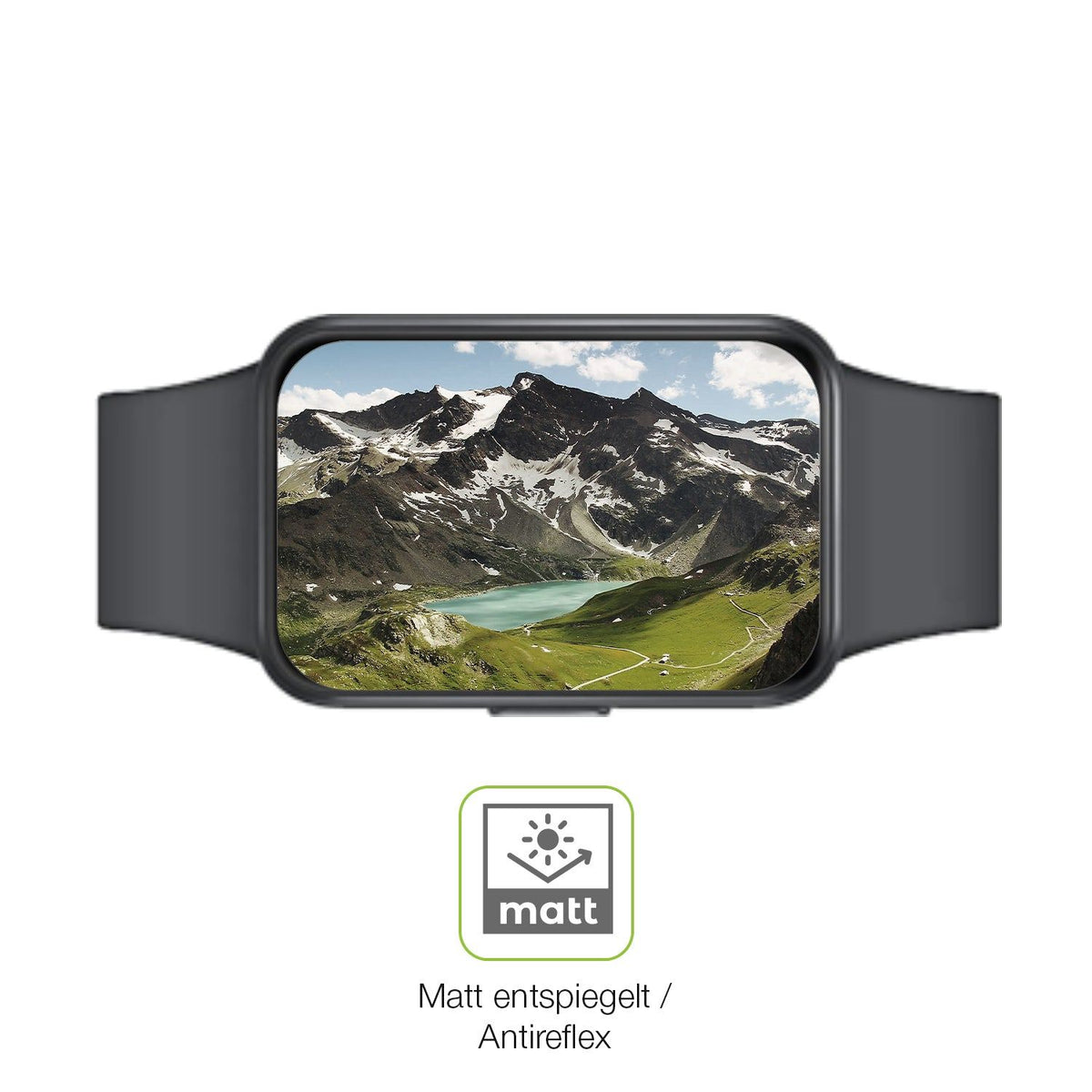 2x Full Cover Schutzfolie matt für Samsung Galaxy Fit 3