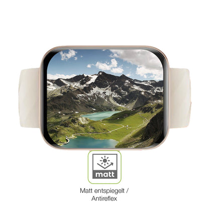 2x Full Cover Schutzfolie matt für Mutoy Smartwatch 1.69 Zoll