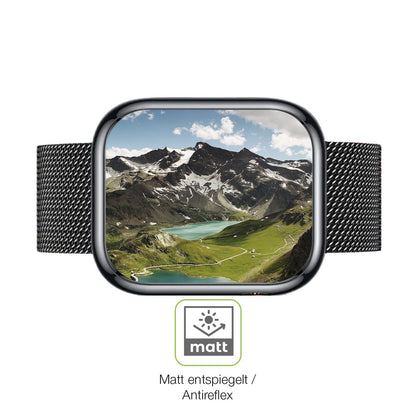 2x Full Cover Schutzfolie matt für Ruxingx 1.47 Zoll Smartwatch