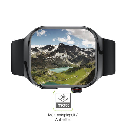 2x Full Cover Schutzfolie matt für TK 16 Smartwatch 2.04 Zoll