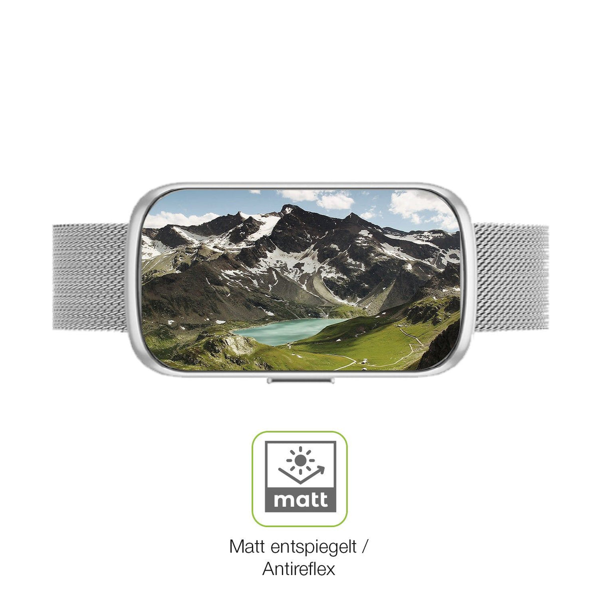2x Full Cover Schutzfolie matt für Naixues CS5 1.47 Zoll