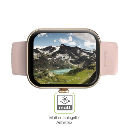 2x Full Cover Schutzfolie matt für Hama 5000 Smartwatch