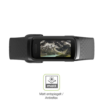 2x Full Cover Schutzfolie matt für Hama 3910 Smartwatch