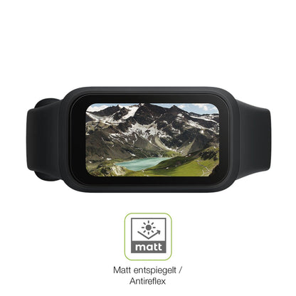 2x Full Cover Schutzfolie matt für Xiaomi Smart Band 9 Active