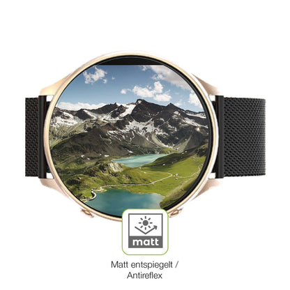2x Full Cover Schutzfolie matt für SLOKSFil S51 Smartwatch
