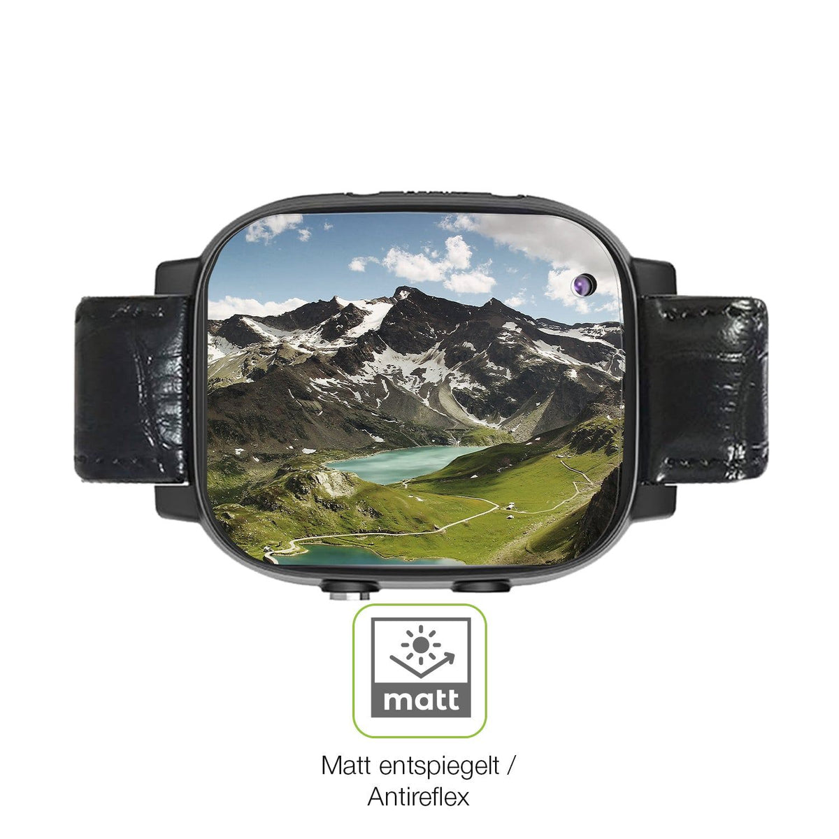 2x Full Cover Schutzfolie matt für Weyot Notruf Smartwatch