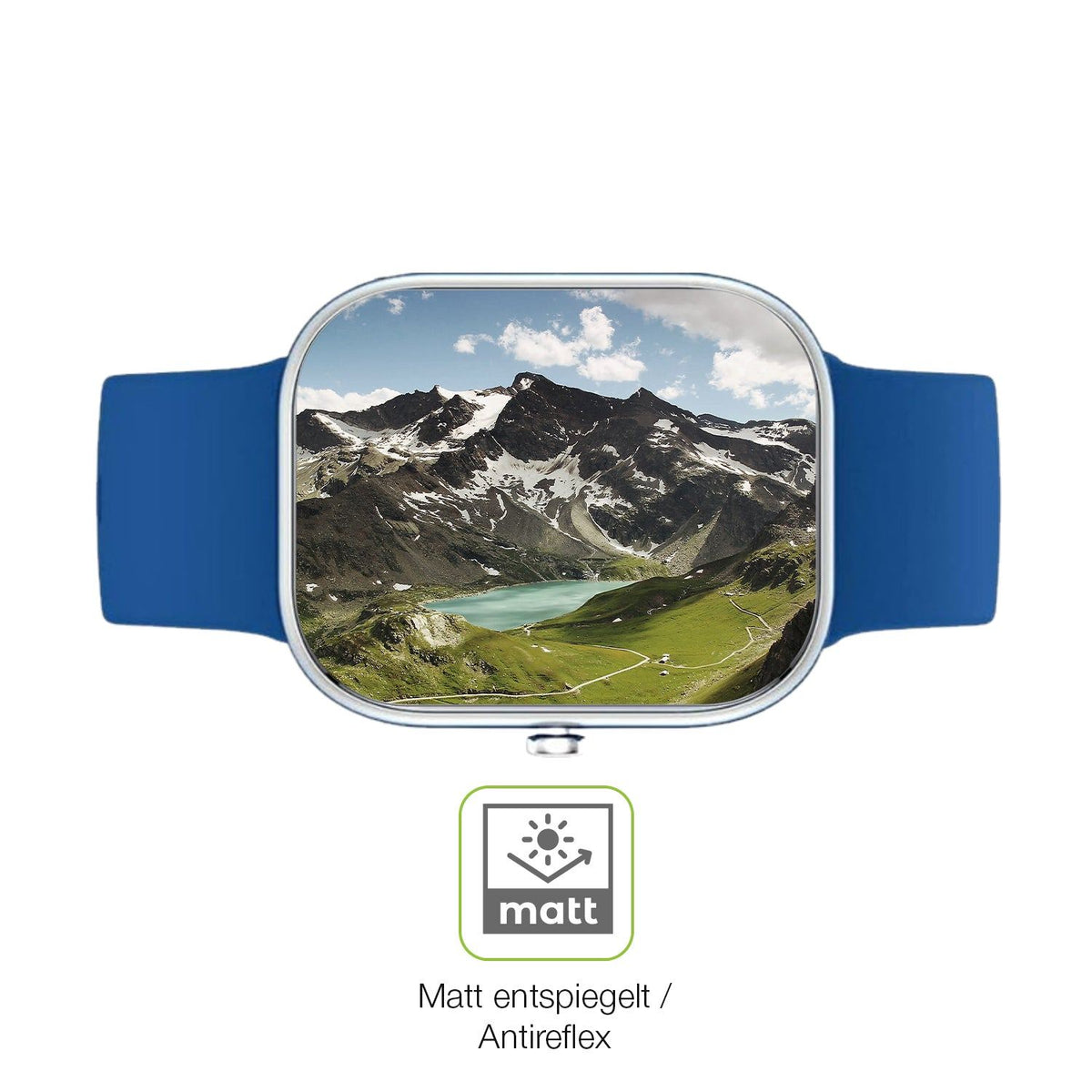 2x Full Cover Schutzfolie matt für Slothcloud H97 Smartwatch