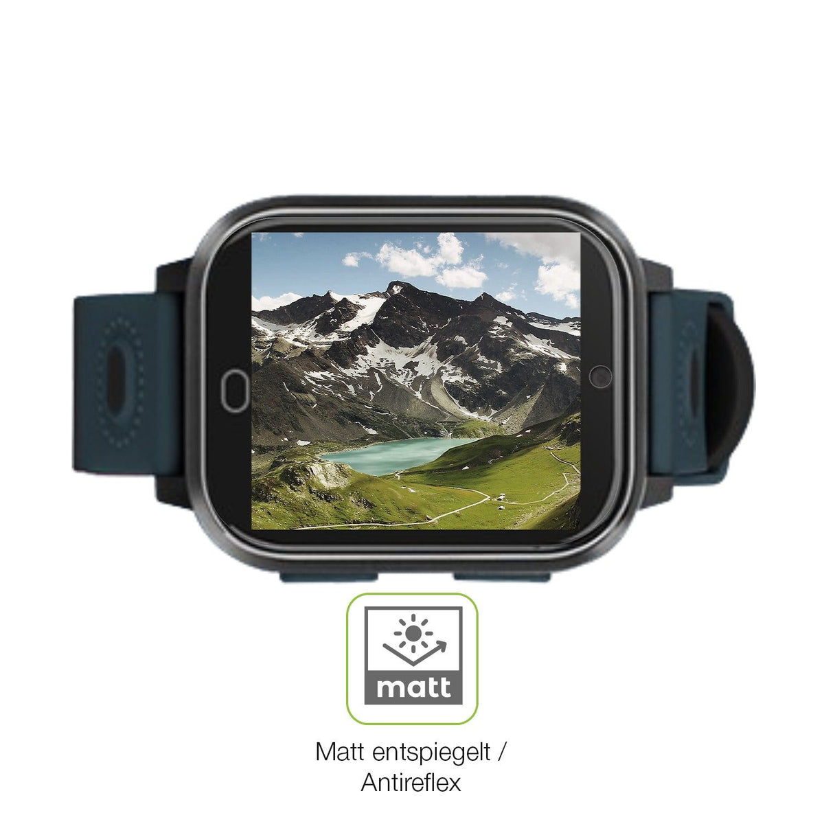 2x Full Cover Schutzfolie matt für Noctiluxia K18FH Kinder Smartwatch