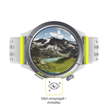 2x Full Cover Schutzfolie matt für Amazfit Cheetah round