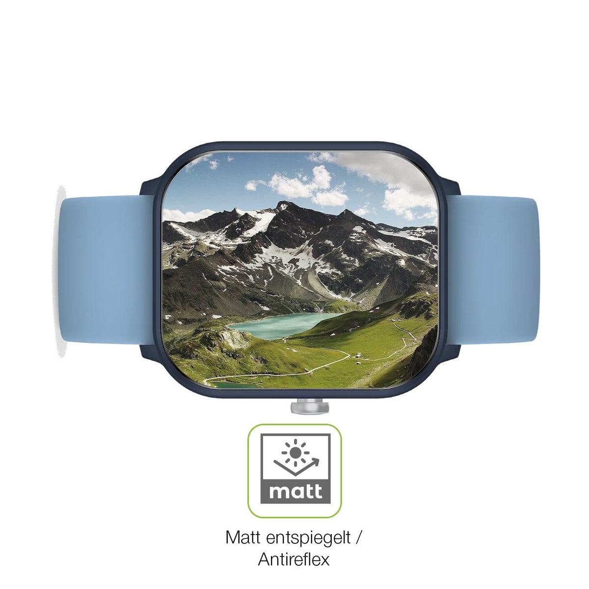 2x Full Cover Schutzfolie matt für Ice-Watch Ice Smart Junior 3.0