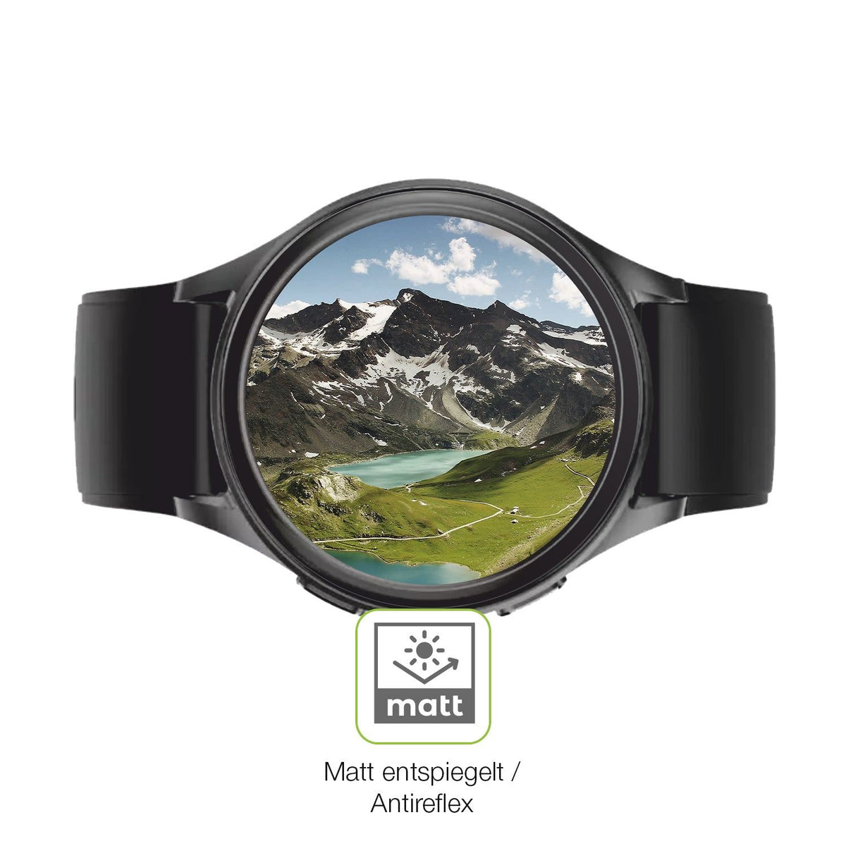 2x Full Cover Schutzfolie matt für Lava ProWatch X