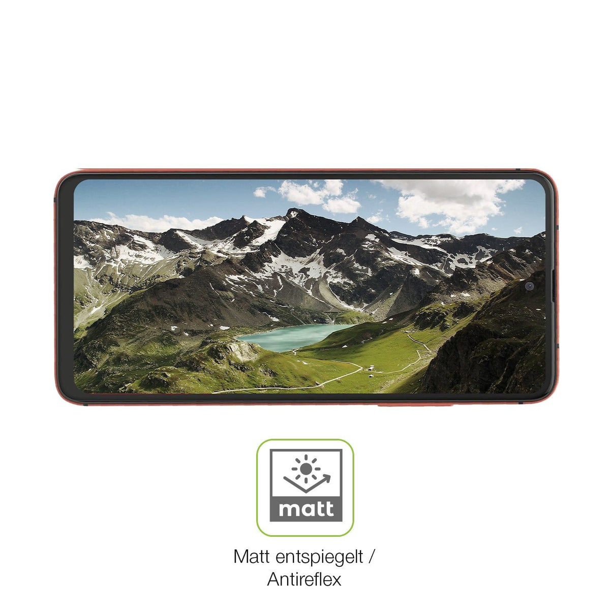 2x Full Cover Schutzfolie matt für Nuu Mobile N20
