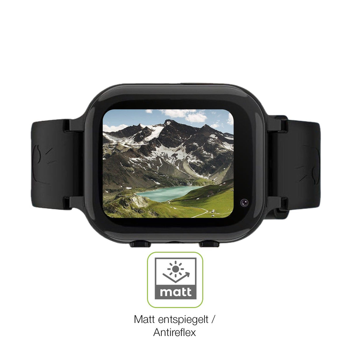 2x Full Cover Schutzfolie matt für Ruopoem Smartwatch Kinder