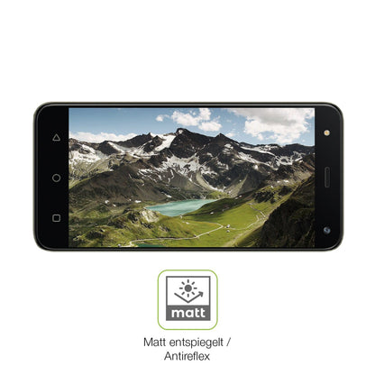2x Full Cover Schutzfolie matt für Mobicel MX3