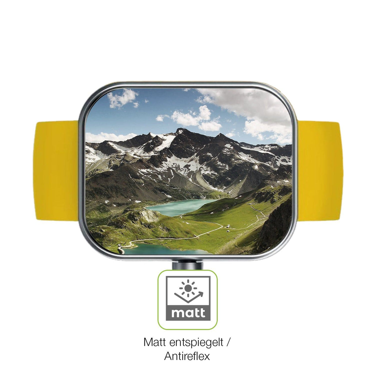 2x Full Cover Schutzfolie matt für BANLVS G59 1.83 Zoll